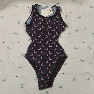 Marine Serre Crescent Moon Pattern Swimsuit
